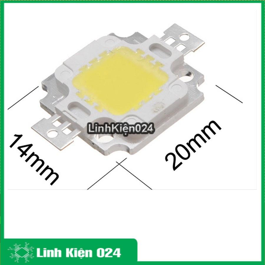 Bóng Đèn Led Luxeon 10W Sáng Trắng - Chip Led Trắng 6000K 9-12VDC Siêu Sáng