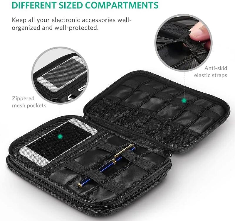 Ugreen UG50147LP139TK giỏ áo đựng ipad mini và phụ kiện 2 lớp màu xám - HÀNG CHÍNH HÃNG