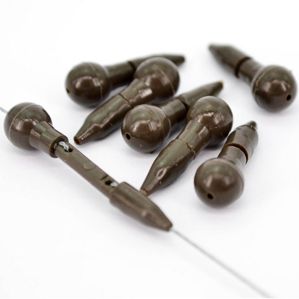 20 Carp Fishing Accessories Quick Change Beads Hair Rigs Connector Hook Link