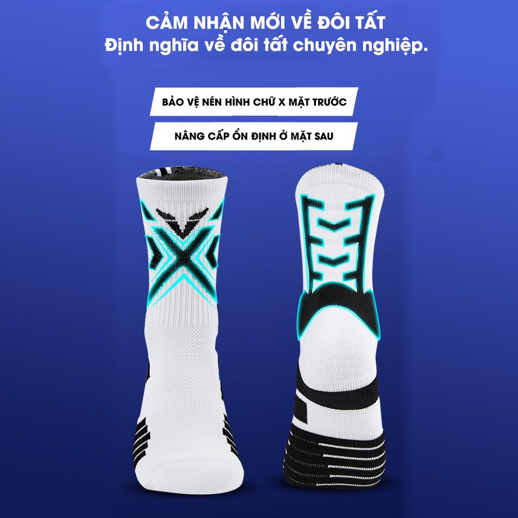 Tất Cổ Cao Có Đệm Chân Chơi Thể Thao Veidoorn VT006