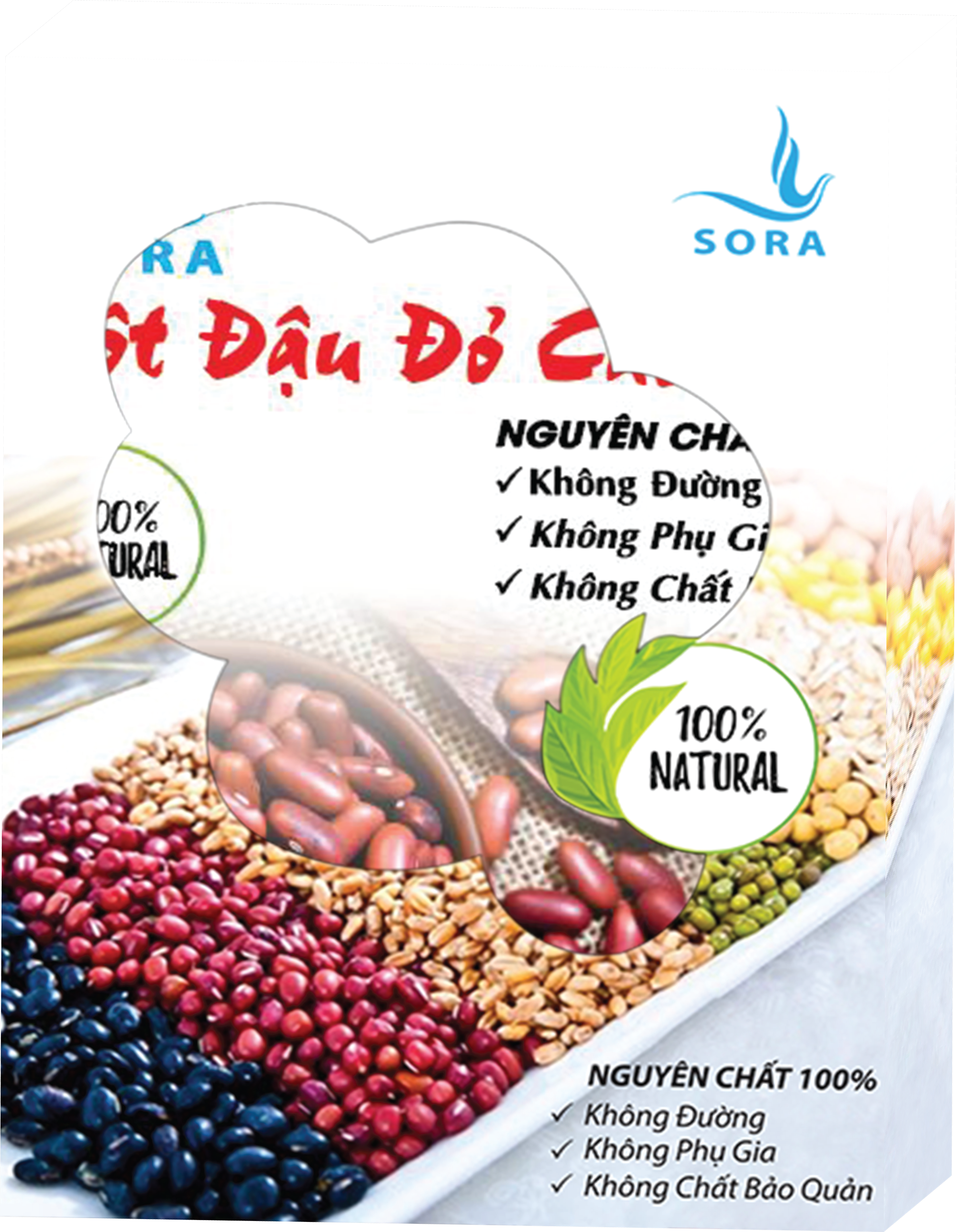 Sora Bột đậu đỏ cao cấp nguyên chất 100%