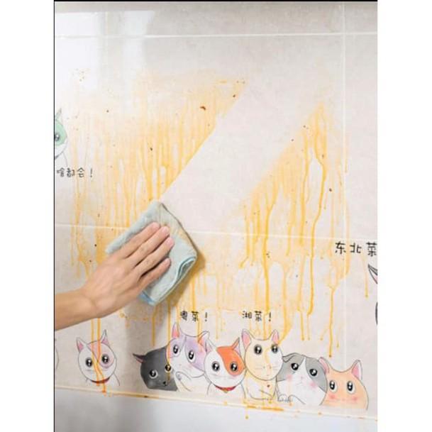 Miếng dán bếp chống dính mỡ dễ lau chùi