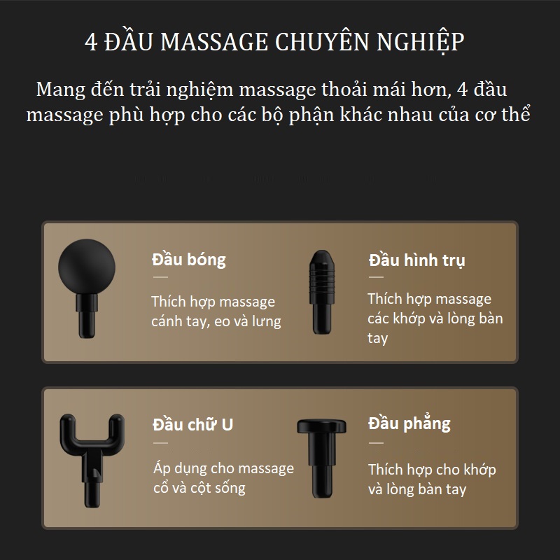 Máy massage cầm tay 2 đầu mới nhất