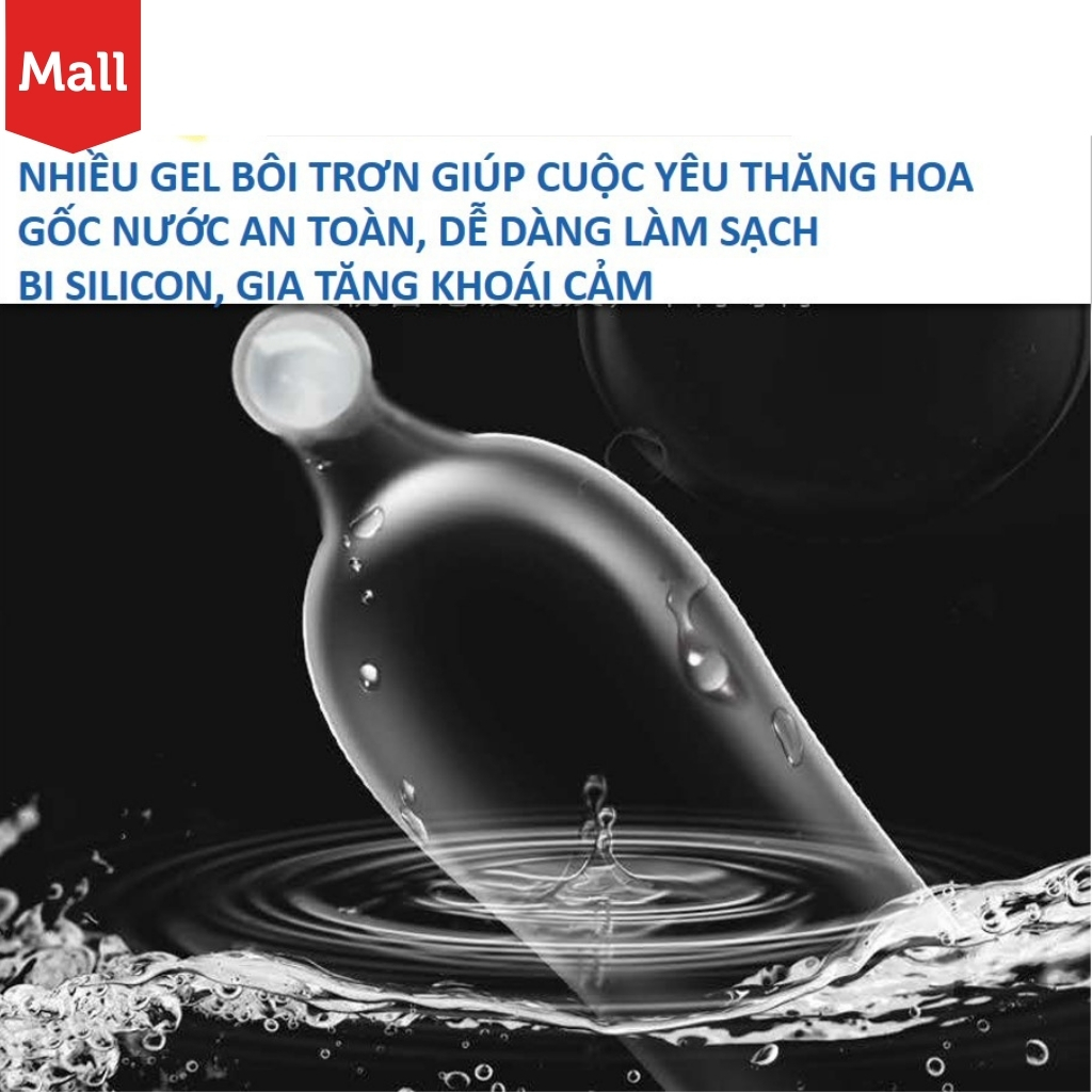 Bao cao su OLO Soft Growth siêu mỏng tăng kích thước 1,5 cm - Hộp 5 bao 5 bi