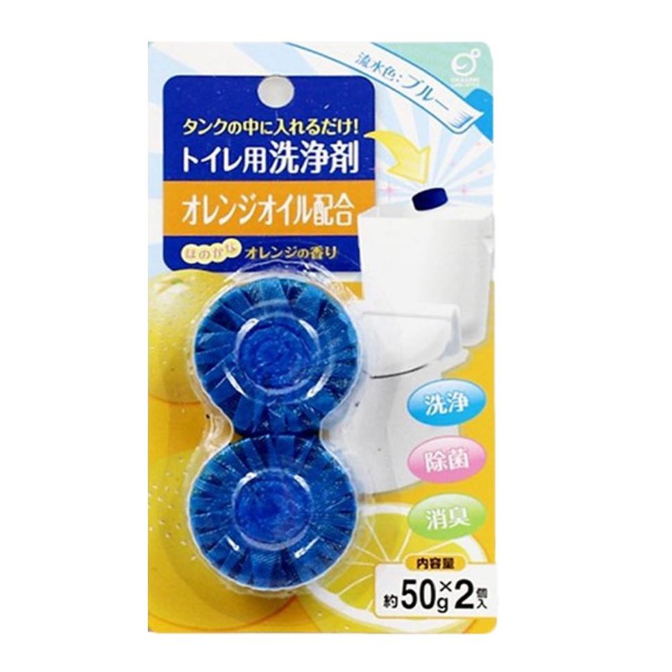 Set 2 viên thả bồn cầu, diệt khuẩn, tẩy vết bẩn bồn cầu Nhật Bản