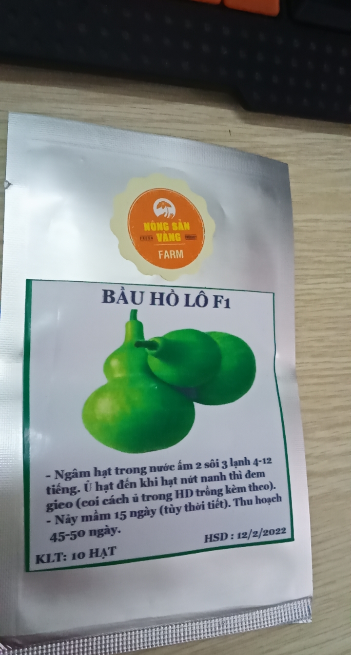 Hạt giống Bầu Hồ Lô - Nông Sản Vàng