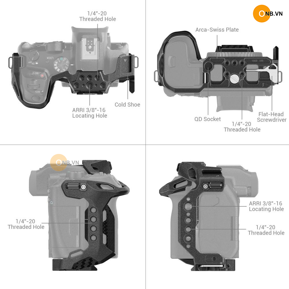 SmallRig Black Mamba Cage Canon R7 code 4003