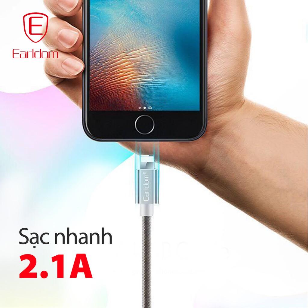 Cáp sạc dù Earldom EC-011 dài 3m cho điện thoại - Hàng chính hãng