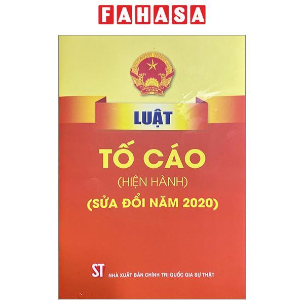 Luật Tố Cáo (Hiện Hành) (Sửa Đổi Năm 2020)