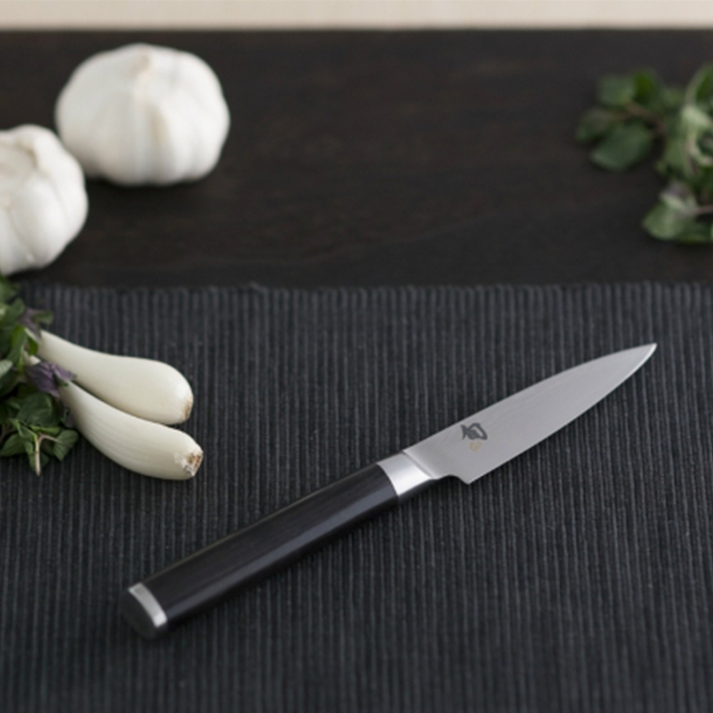 Dao bếp Nhật cao cấp Shun Classic Paring thép Damascus 69 lớp - Dao gọt tỉa hoa quả DM0700 - Dao bếp Nhật chính hãng