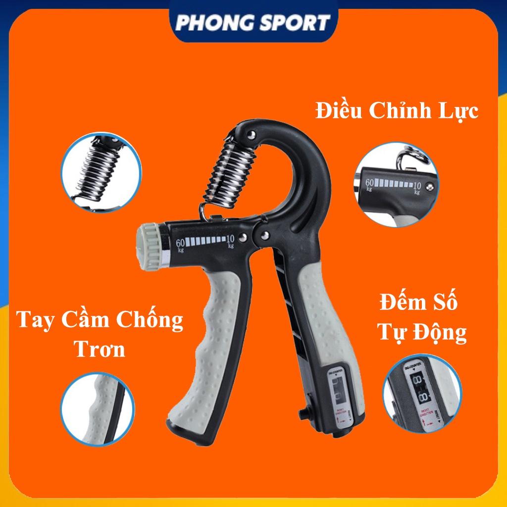 Hình ảnh Kìm bóp tay đếm số tự động, kìm tập cơ tay 10-60kg, dụng cụ hỗ trợ tập cơ tay tại nhà - Phongsport