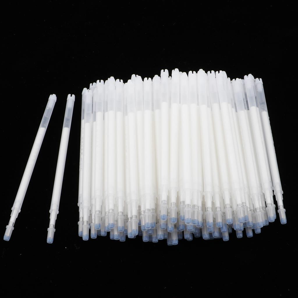 2x 100 Pieces Fabric Erasable Marking Pen Refill for