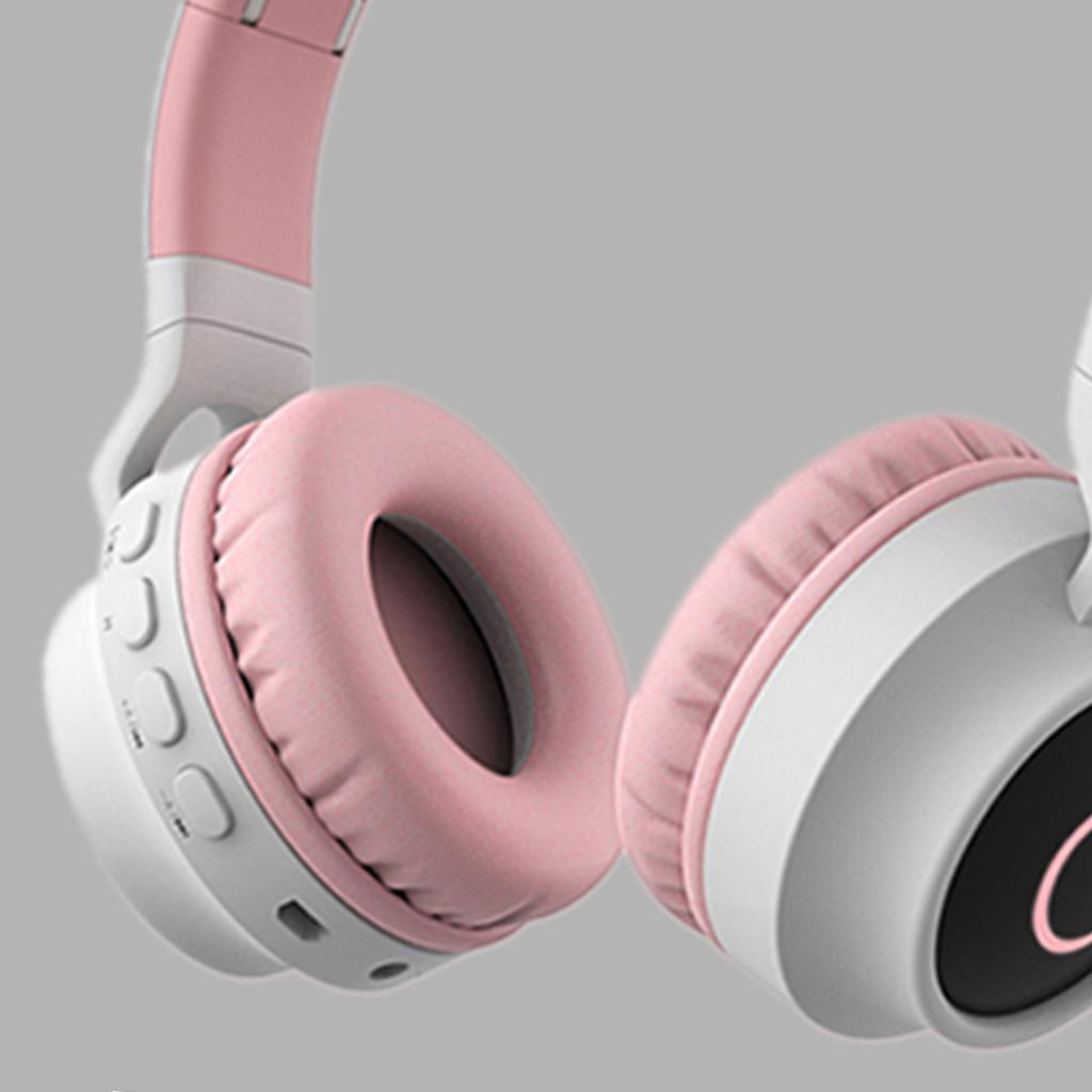 Bluetooth Headset Foldable Over The Ear Stereo Headphone Microphone Mic New