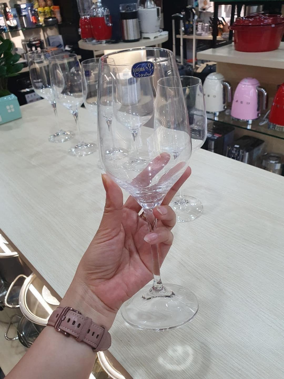 Bộ ly vang 6 chiếc Bohemia Rebecca 460ml