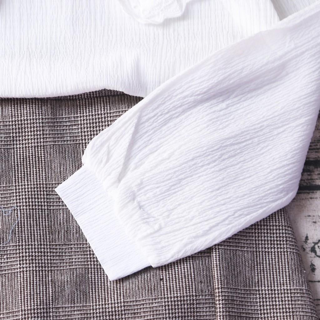 ÁO ĐŨI TAY BỒNG CỔ BÈO 2 LỚP