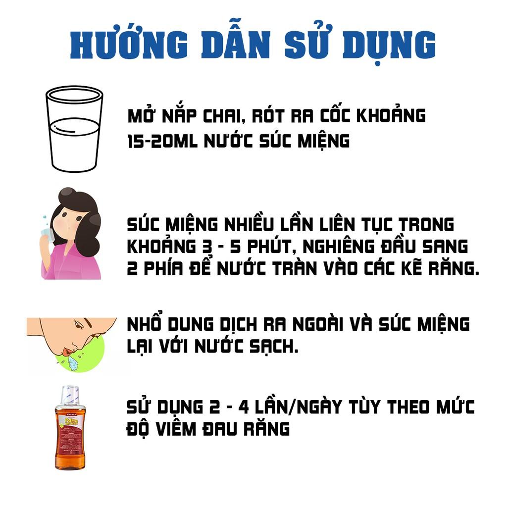 Nước súc miệng giảm nhanh đau nhức răng Nha Diệu Ngọc ️️ An toàn từ thảo dược thiên nhiên