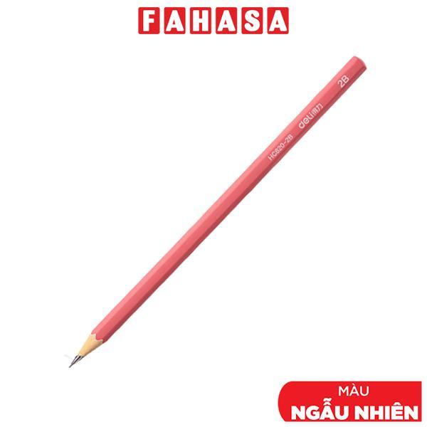 Bút Chì Lục Giác Chuyển Màu 2B - Deli HC820-2B - Màu Hồng