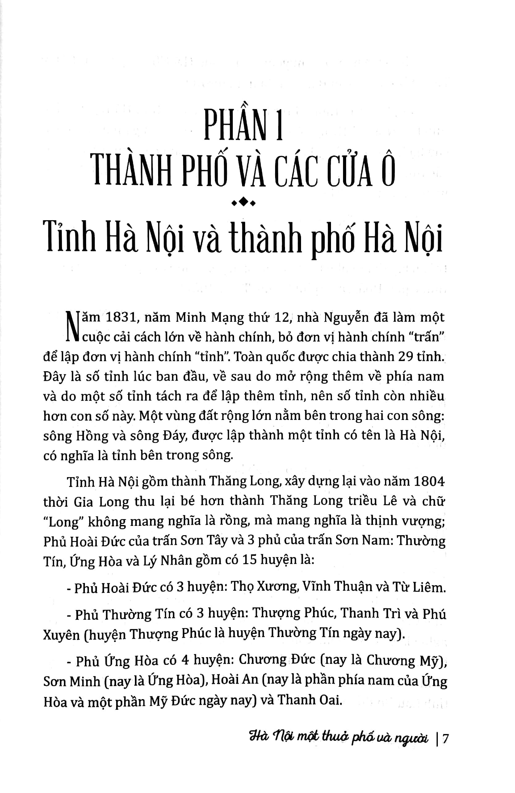 Hà Nội Một Thuở Phố Và Người
