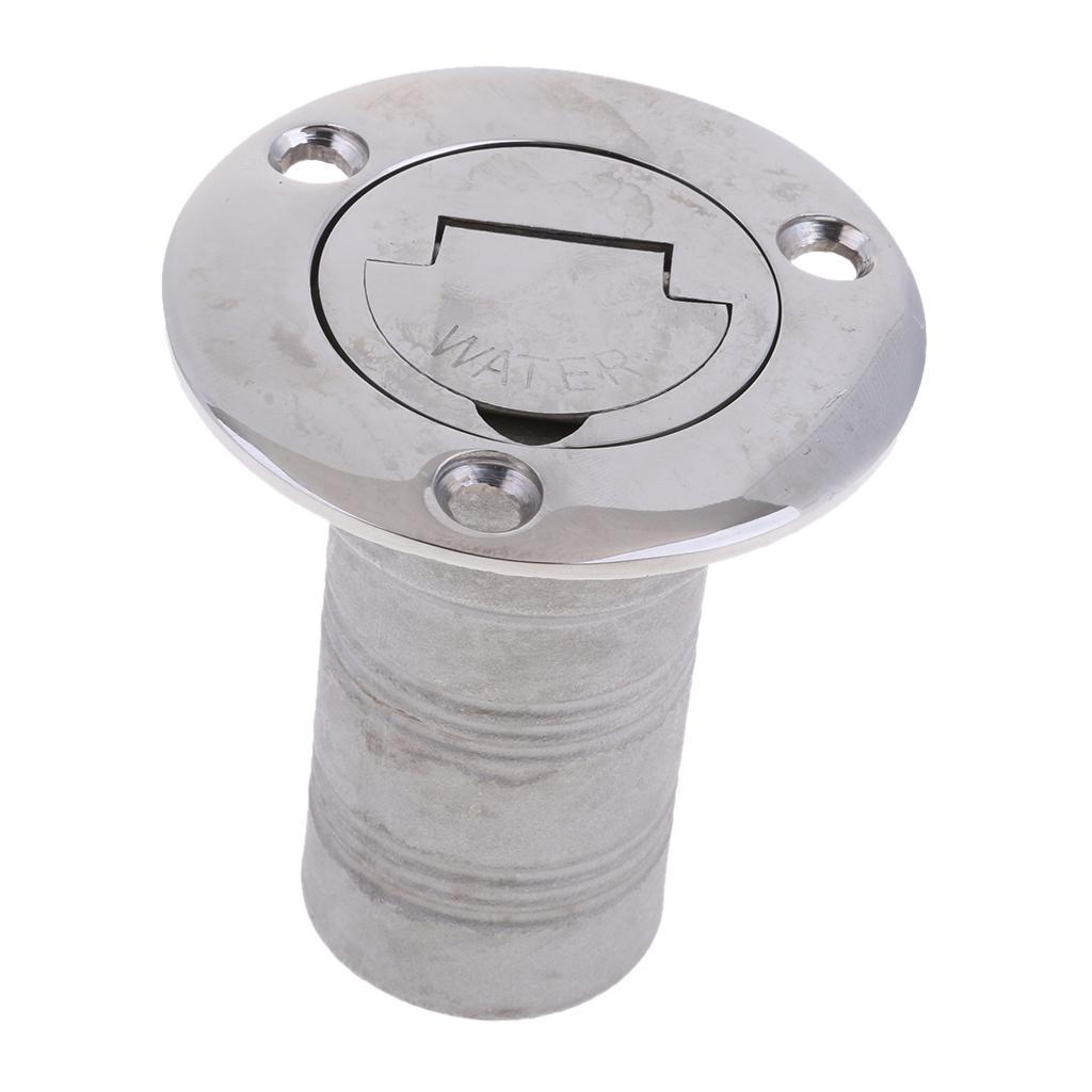 Boat Deck Filler 1-1/2" Water - Tank Deck Fill Marine 316 Stainless Steel