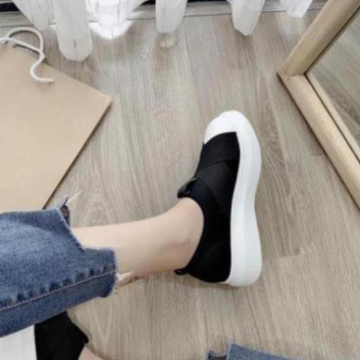 Sneakers Nữ, Giày Thể Thao Nữ Dây Chéo Độn Đế 4cm Đế Phẳng Dành Mùa Thu Đông Năng Động Cá Tính MinhtuShoes Giày Cao Cấp