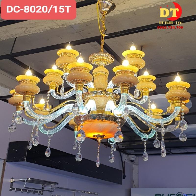 Đèn chùm đá phale DOTHANH LIGHT 8020, phong cách hiện đại ,lắp đặt phòng khách DCN