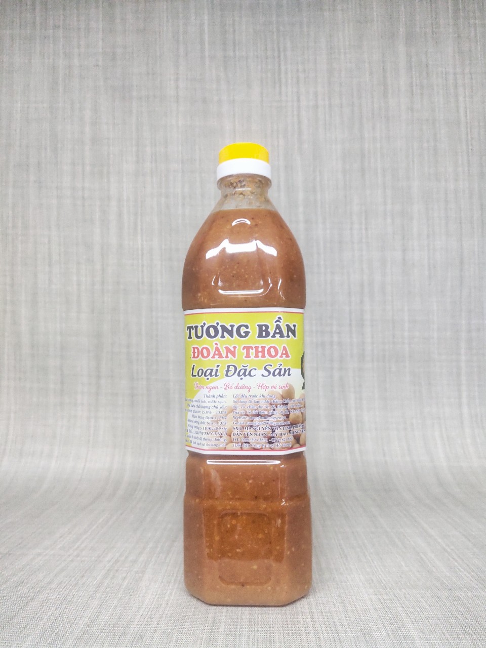 Tương Bần Hưng Yên Đoàn Thoa chai 1lit, sánh vàng, thơm ngậy, sản xuất thủ công theo bí quyết gia truyền nhiều đời