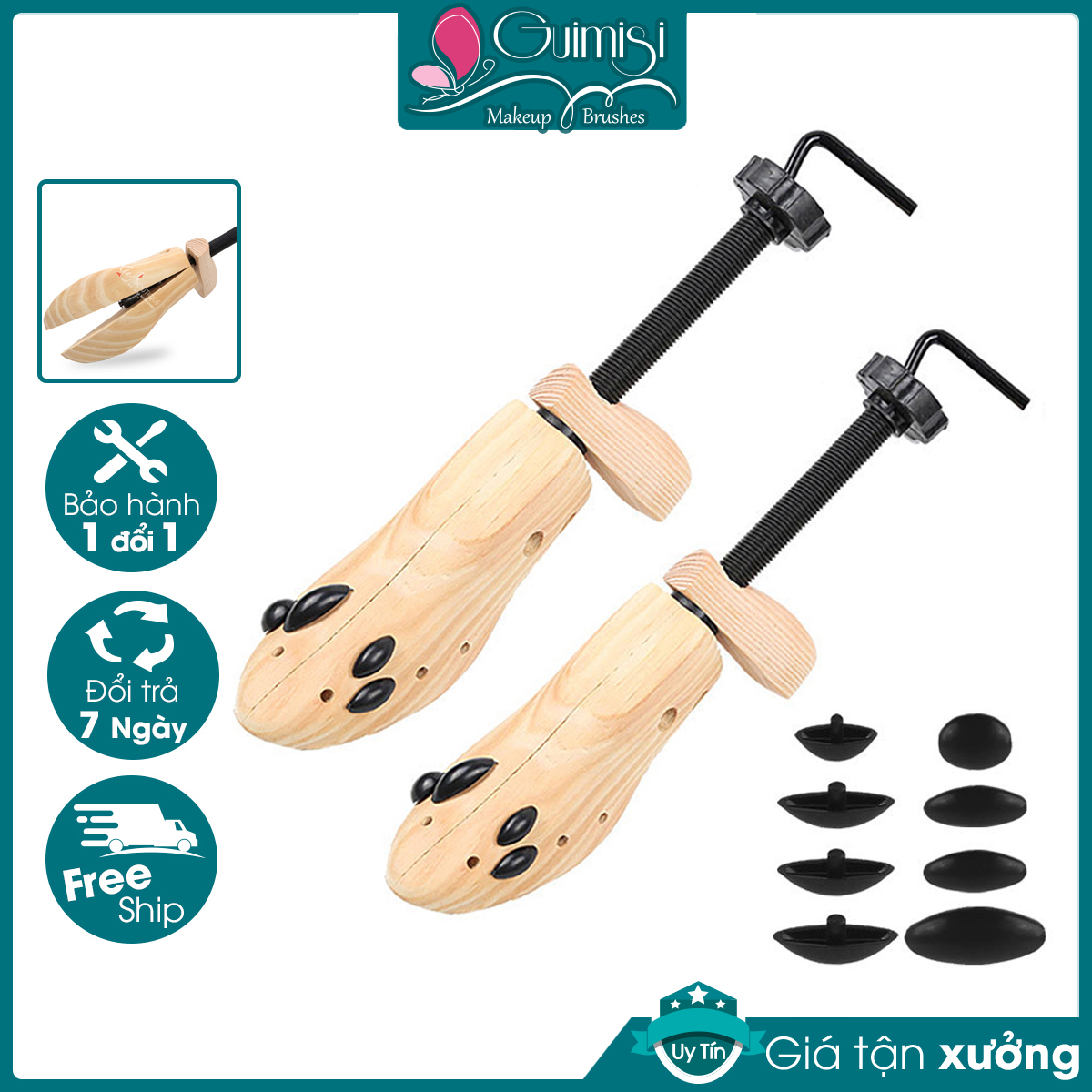 Shoe Tree Stretcher - Cây Nong, Kích Size Giày Nam &amp; Nữ