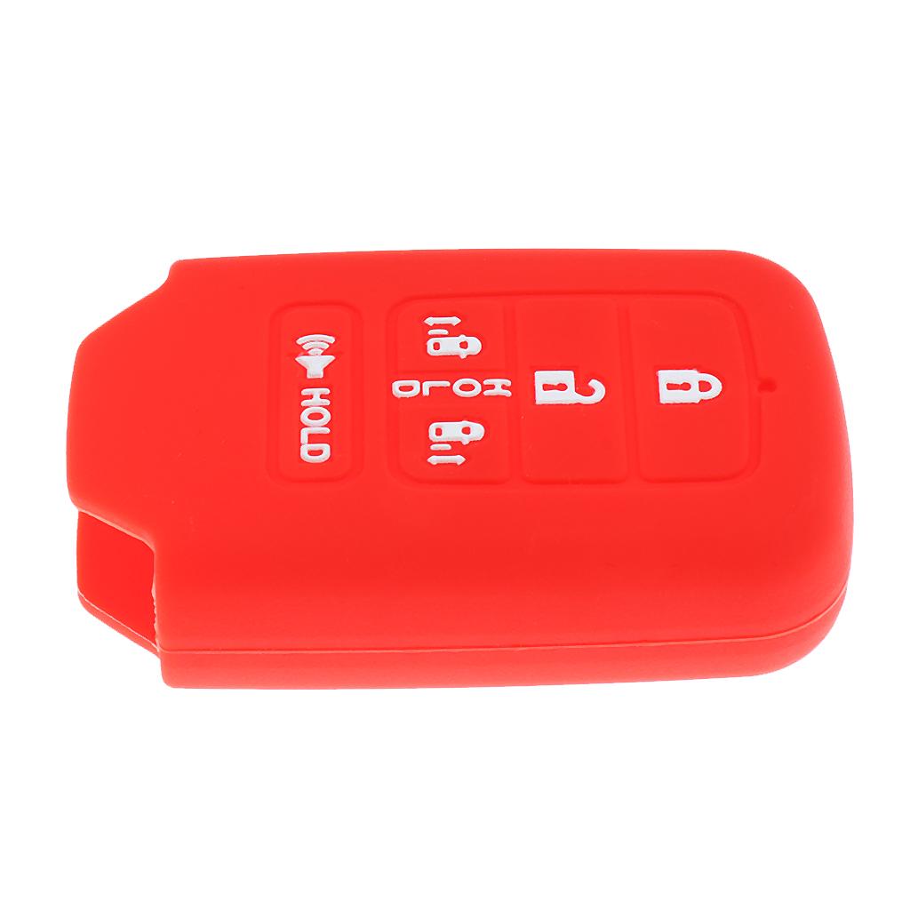 Car 6 Buttons Silicone Key  Fob  Case For