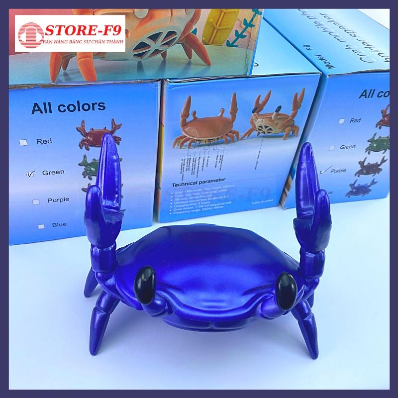 Loa Bluetooth Cao Cấp F8 hình cua tích hợp giá đỡ điện thoại / bút trọng lượng nhẹ để bàn tiện dụng