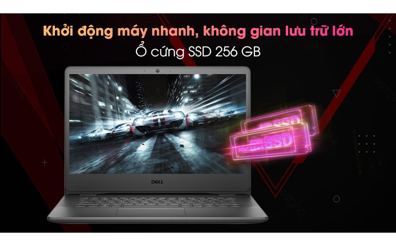 Laptop Dell Vostro 3400 YX51W2 (Core i5-1135G7/ 8GB/ 256GB SSD/ MX330 2G /14 FHD/ Win10) - Hàng Chính Hãng