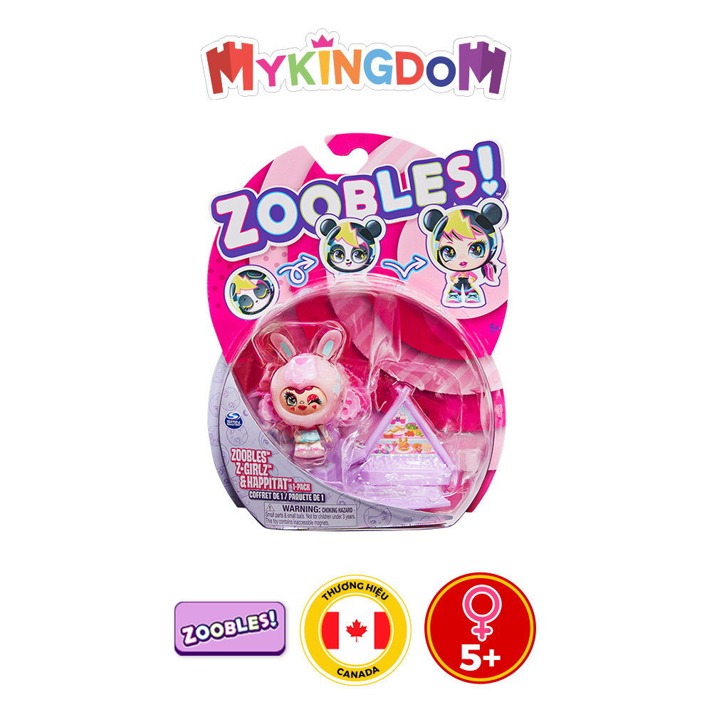 Đồ Chơi ZOOBLES Banh Bé Con Z-Girlz 6061365 - Giao hàng ngẫu nhiên