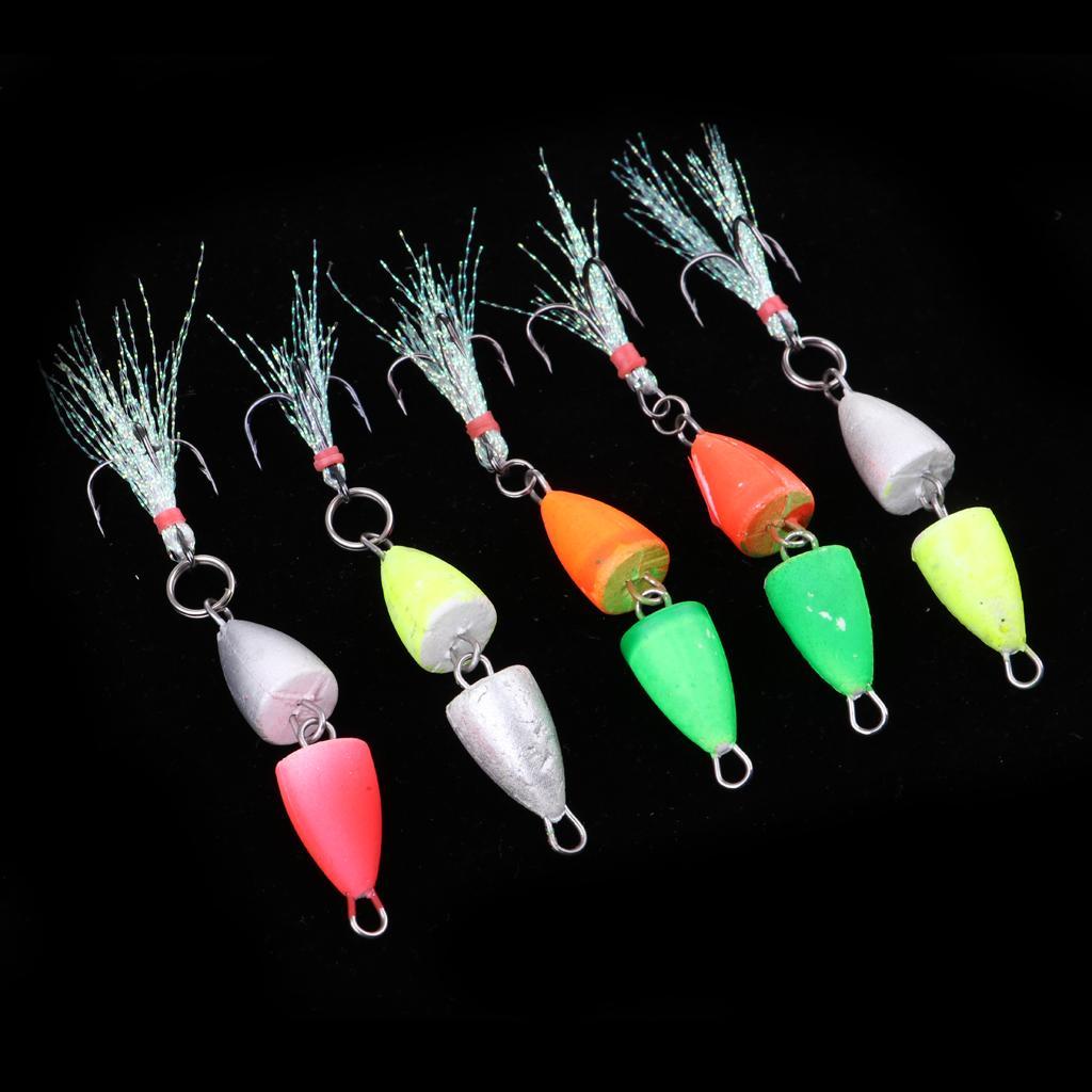 5 Pieces EVA Bright Fishing Lures Set Fishing Baits Crankbaits Bass Fishing