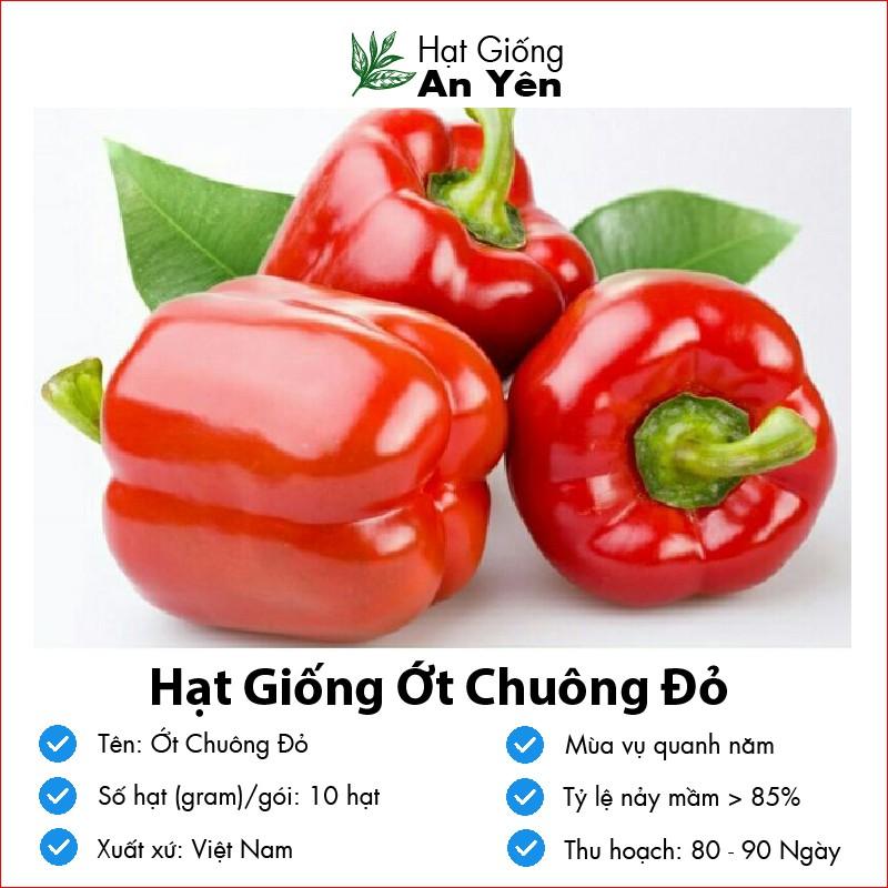 Hạt giống Ớt Chuông  thu hoạch sớm, dễ trồng, nảy mầm cao, sinh trưởng khoẻ