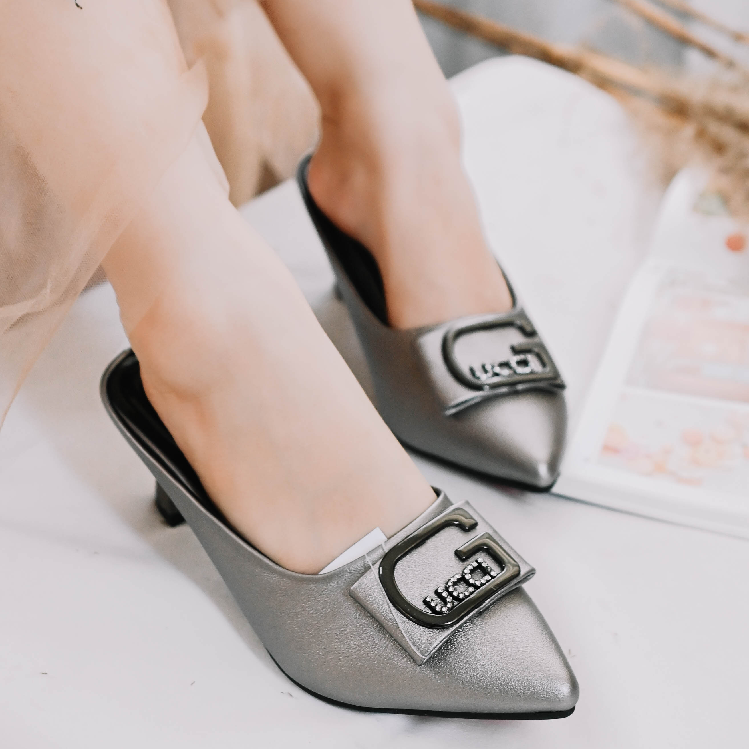 Dép rọ cao gót nữ size đại (Size 39-43)