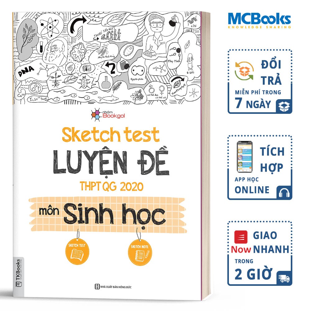 Sketch test luyện đề THPTQG 2020 môn Sinh học - TKBooks