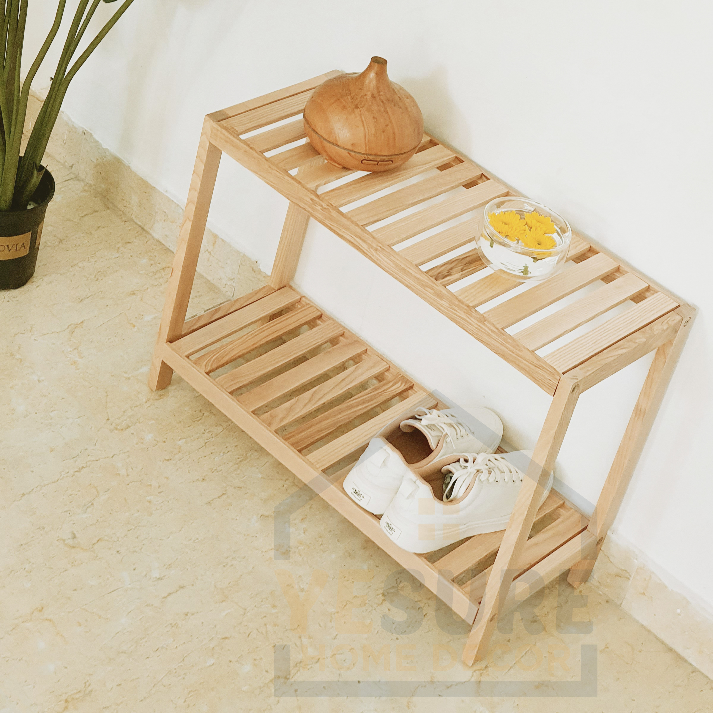 Kệ gỗ Tần Bì đa năng dùng trang trí phòng ngủ , tab đầu giường , để giầy dép YESURE HOME DECOR - Hàng chính hãng