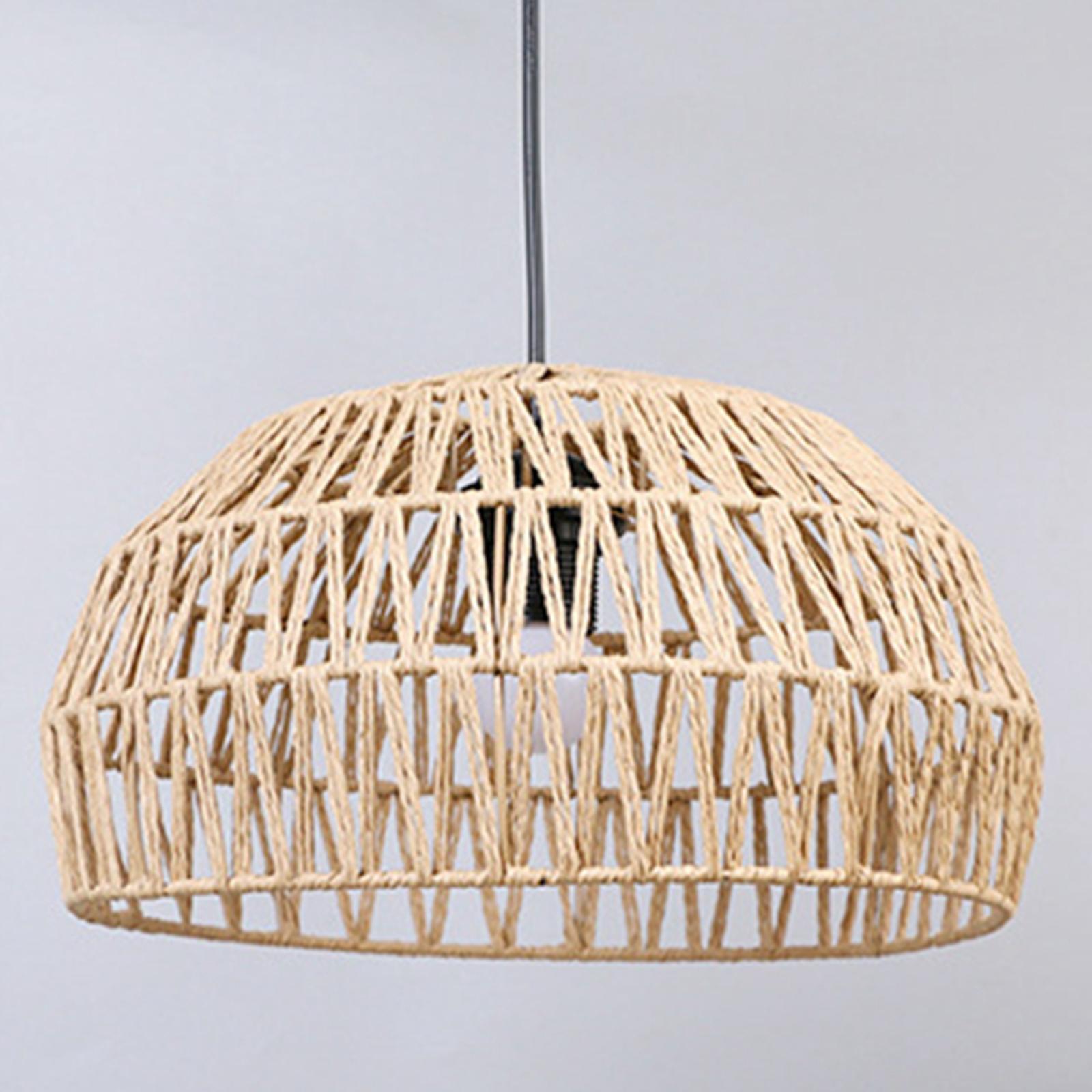 Pendant Lamp Shade Rattan Decoration Ceiling Light Shade for Restaurant