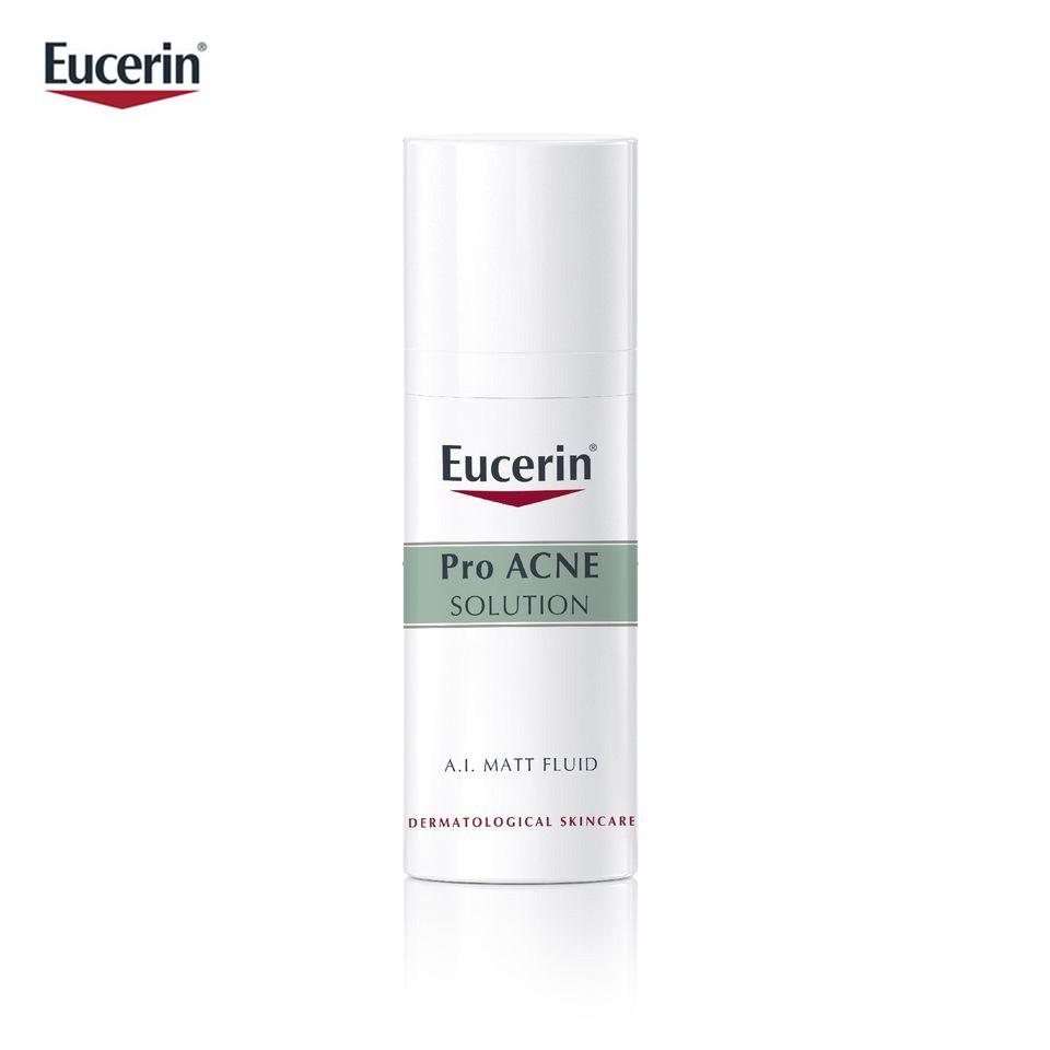 Eucerin Kem Dưỡng Giảm Mụn Proacne A.I Matt Fluid 50ml