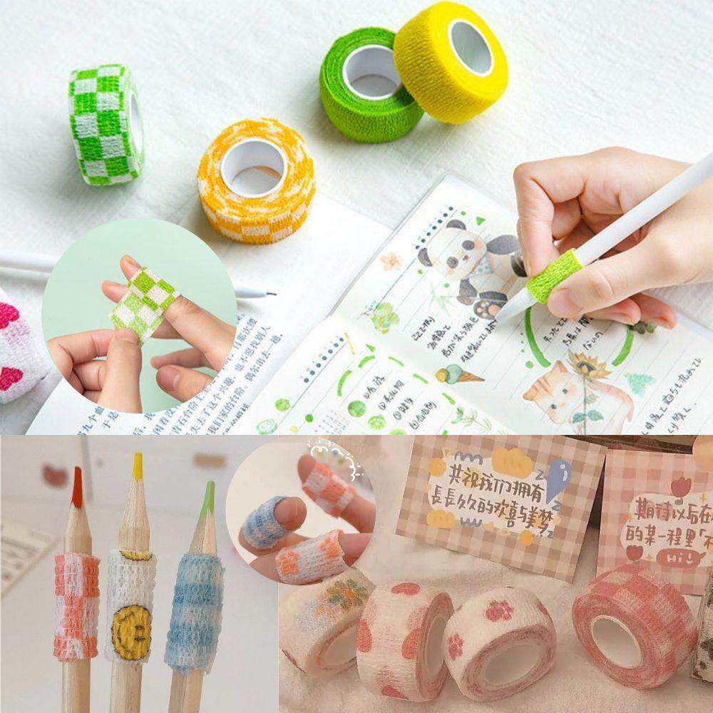 Băng quấn ngón tay co giãn nhiều màu dễ thương cho học sinh