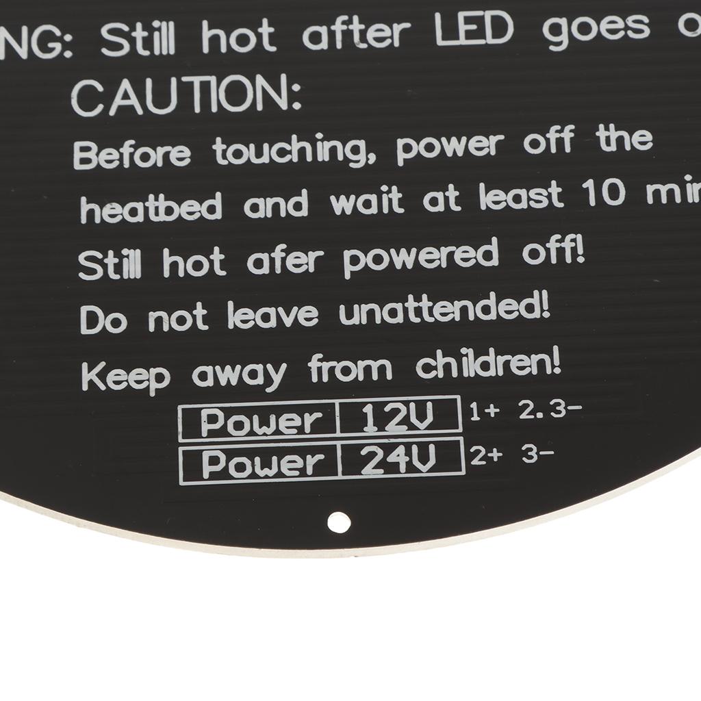 Phép Lạ Chiếu Nhôm Nóng PCB Giường 12V 24V Heatbed Plat 220*220*3 Mm Cho 3D máy In