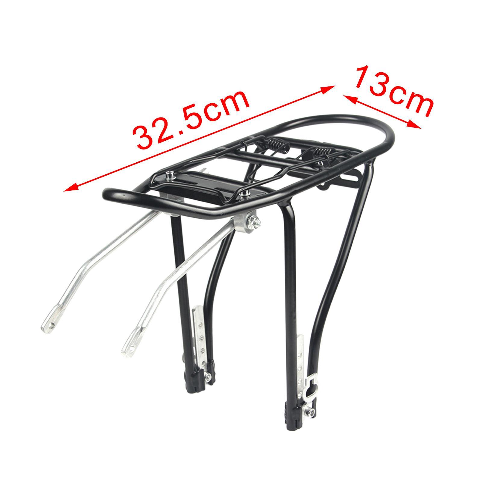 Aluminum Alloy Bicycle Rear Cargo Rack Shelf Suitable for 14"16"18"20" Cycle Travel Carrying Parts, Bike Rear Rack Bicycle Accessories