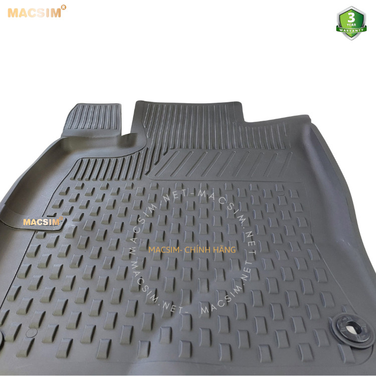 Thảm lót sàn ô tô nhựa TPE Silicon Honda Civic 2022+ Black Nhãn hiệu Macsim