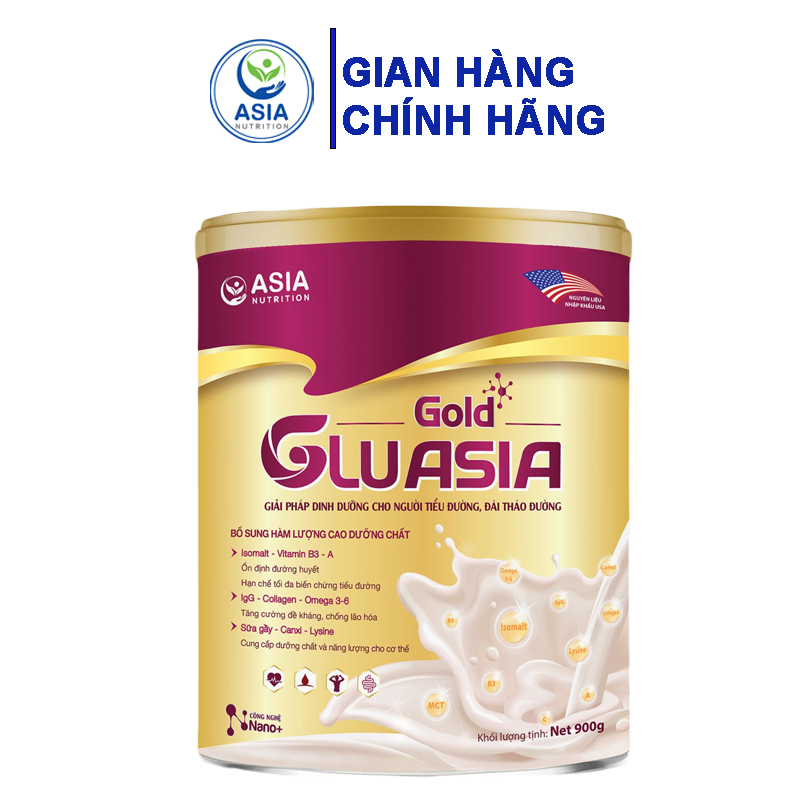 Sữa bột Glu Asia Gold dinh dưỡng chuyên biệt dành cho người tiểu đường