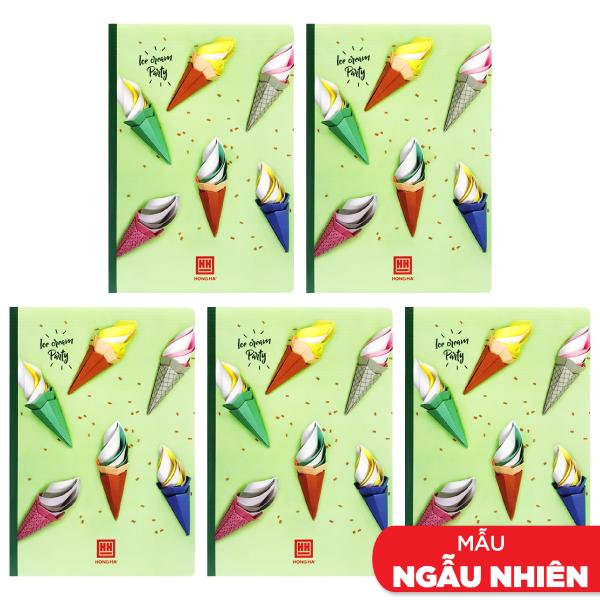 Combo 5 Vở Paper Color - Kẻ Ngang 120 Trang - Hồng Hà 1094 (Mẫu Màu Giao Ngẫu Nhiên)