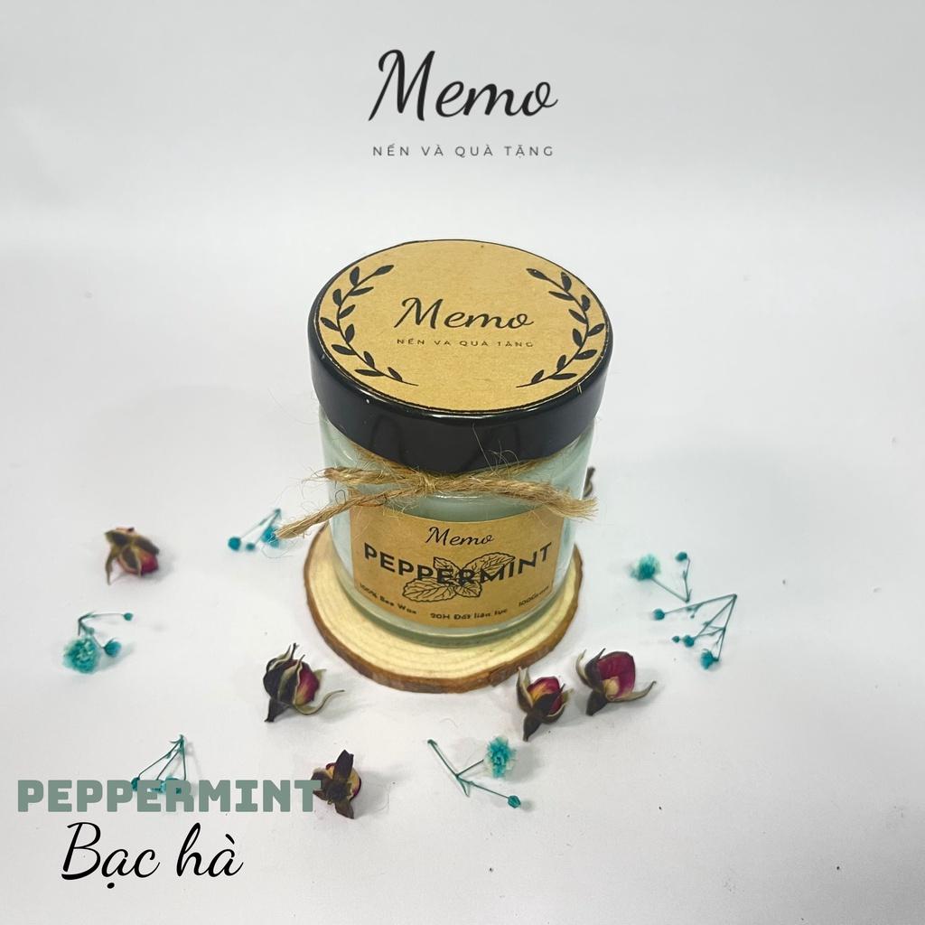 Nến thơm thư giãn không khói cao cấp ,Candle cup handmade tinh dầu cao cấp thiên nhiên trang trí vintage ly 100G Đen