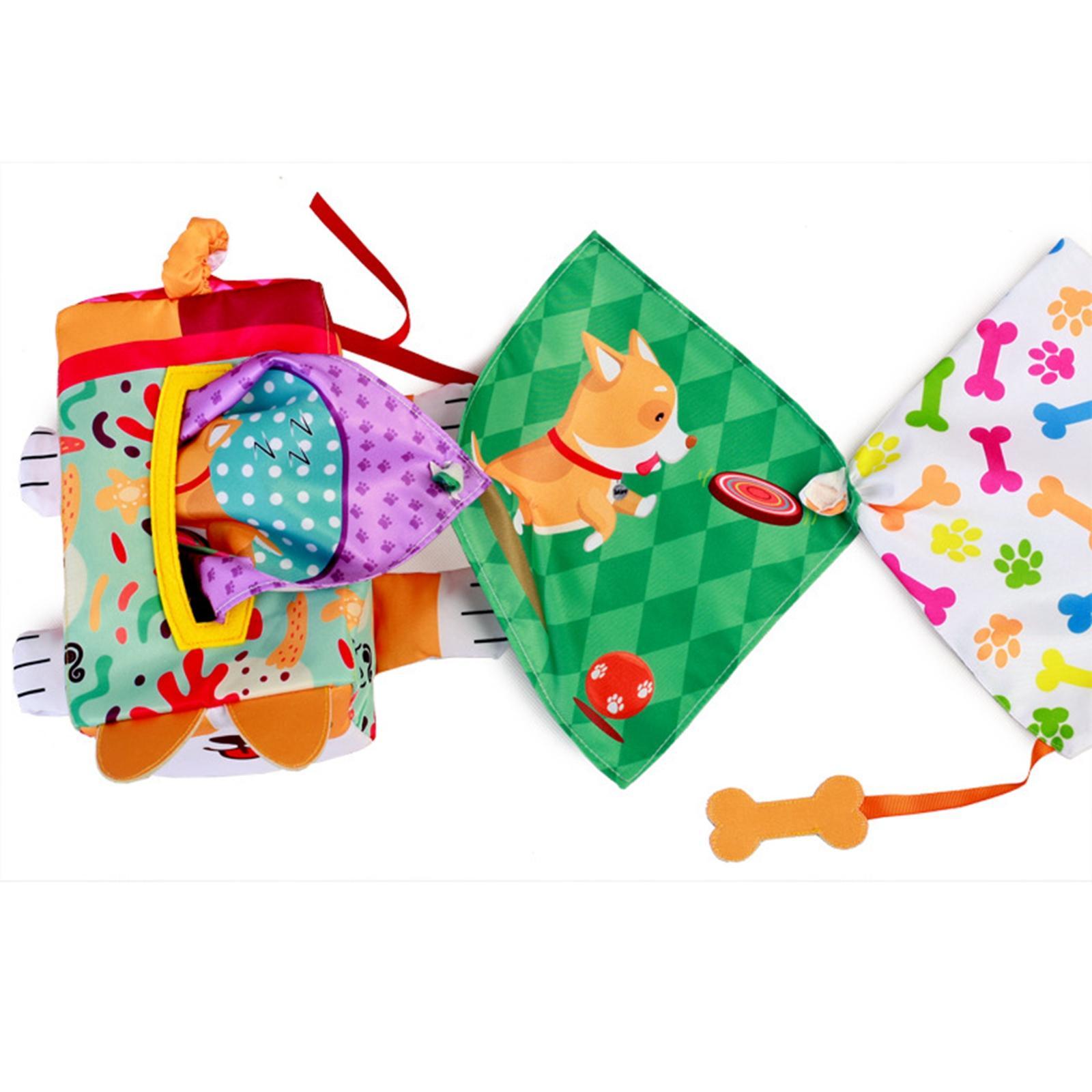 Baby Tissue Box Toy Soft Stuffed Juggling for Newborns