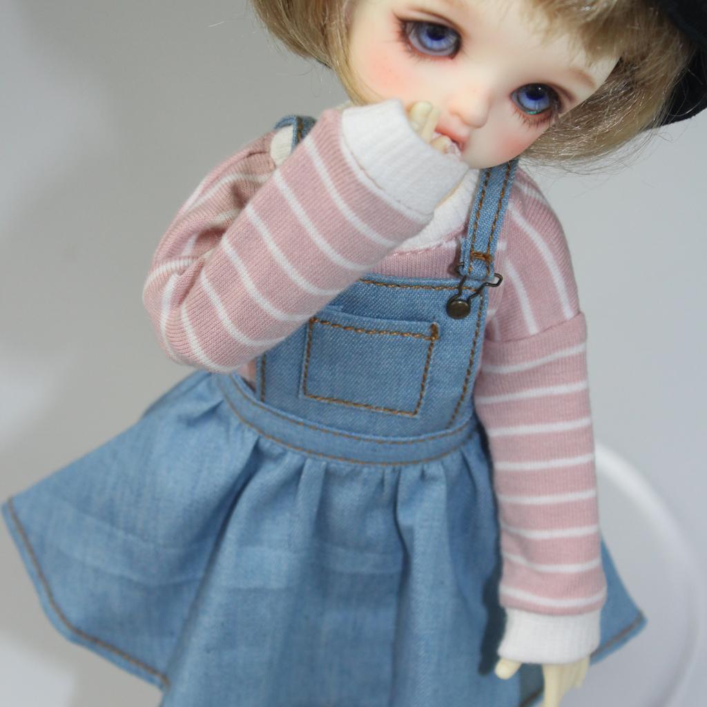 Casual Long Sleeve Sweater Top Clothes for 1/6 BJD Doll Outfits