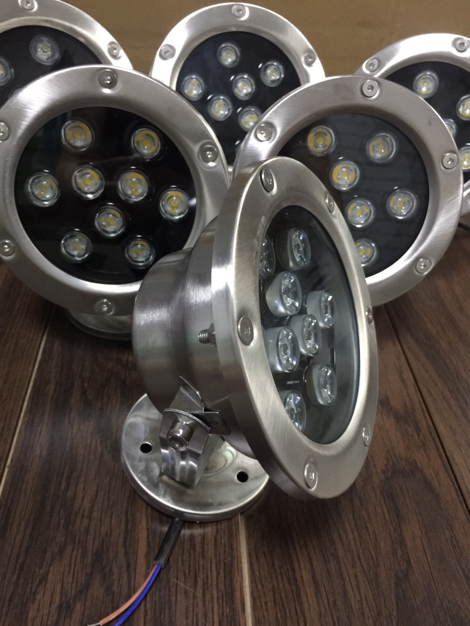 [HÀNG CHÍNH HÃNG] Đèn LED Âm Nước 12W AC24V INOX 304 Tiêu Chuẩn IP 68 Dùng Chiếu Bể Cá Hồ Bơi