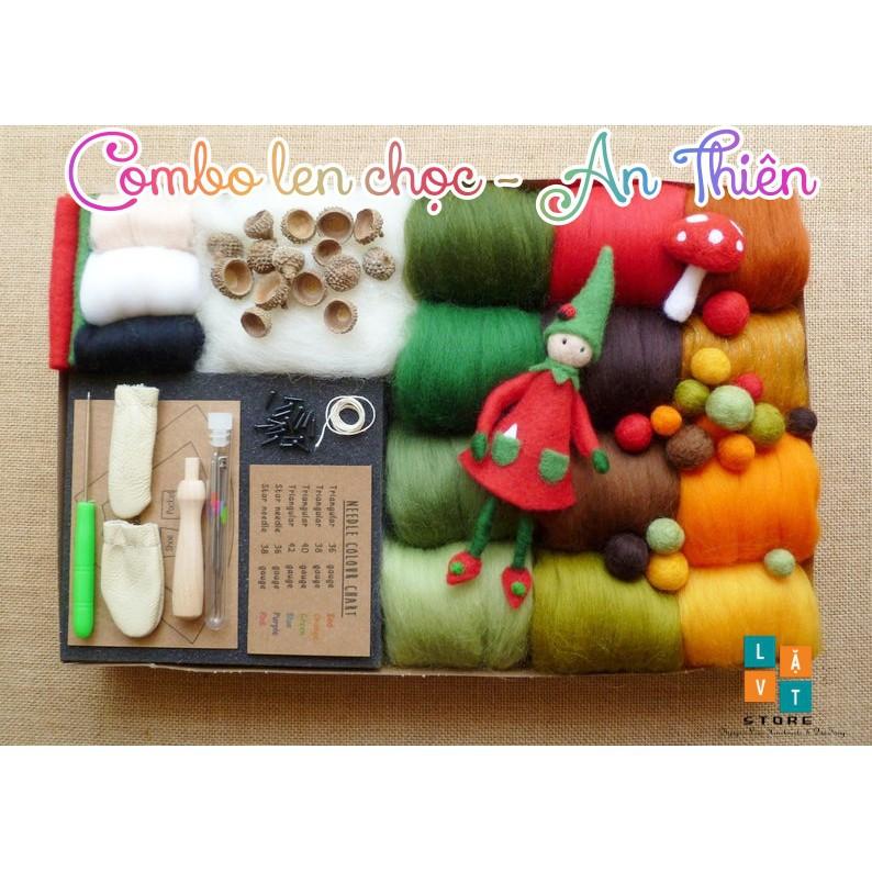 Combo Len Chọc An Thiên - Combo Needle Felting