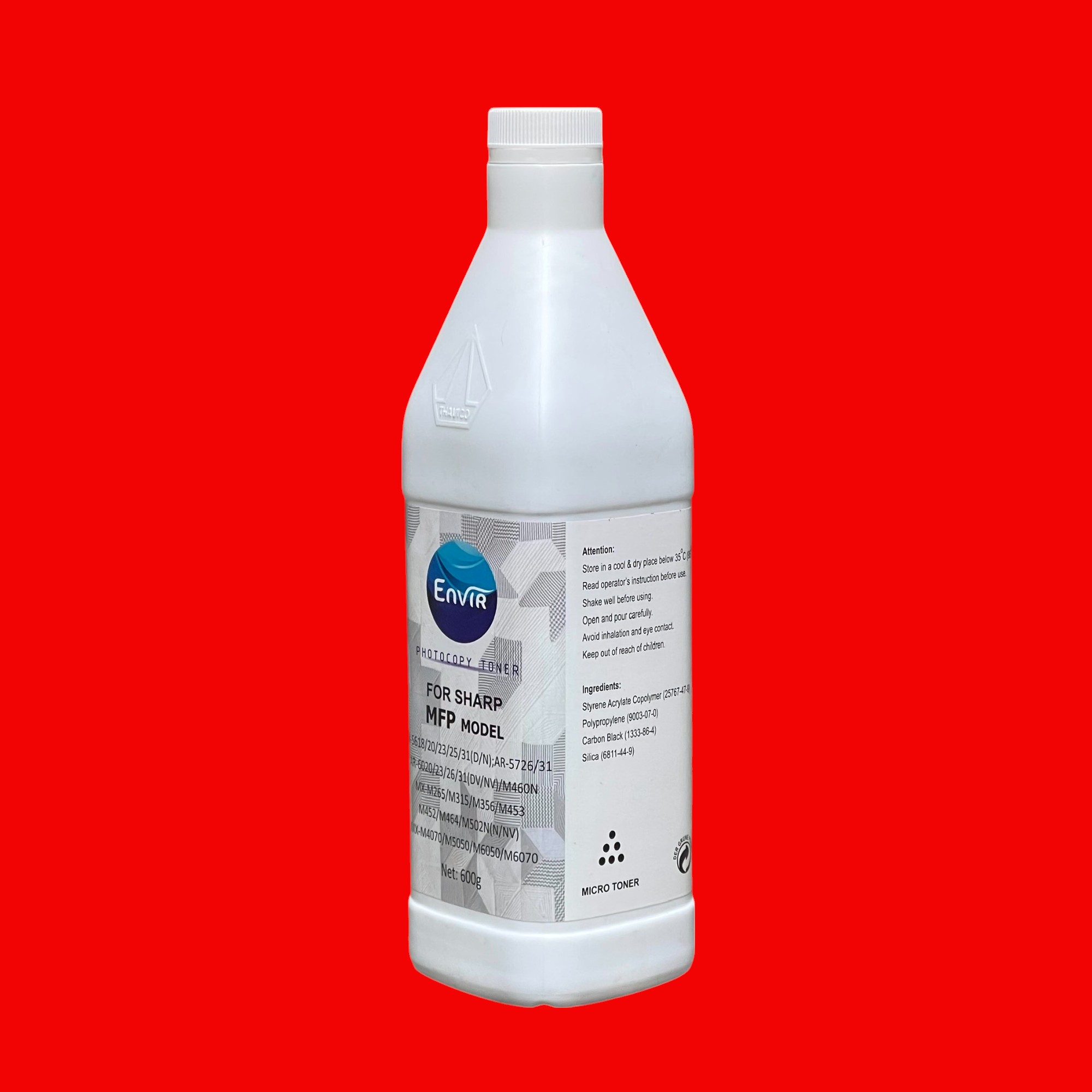 Mực nạp máy photocopy Sharp/ Mực đổ cho máy photocopy Sharp ( Chai 600g ) - Hàng nhập khẩu
